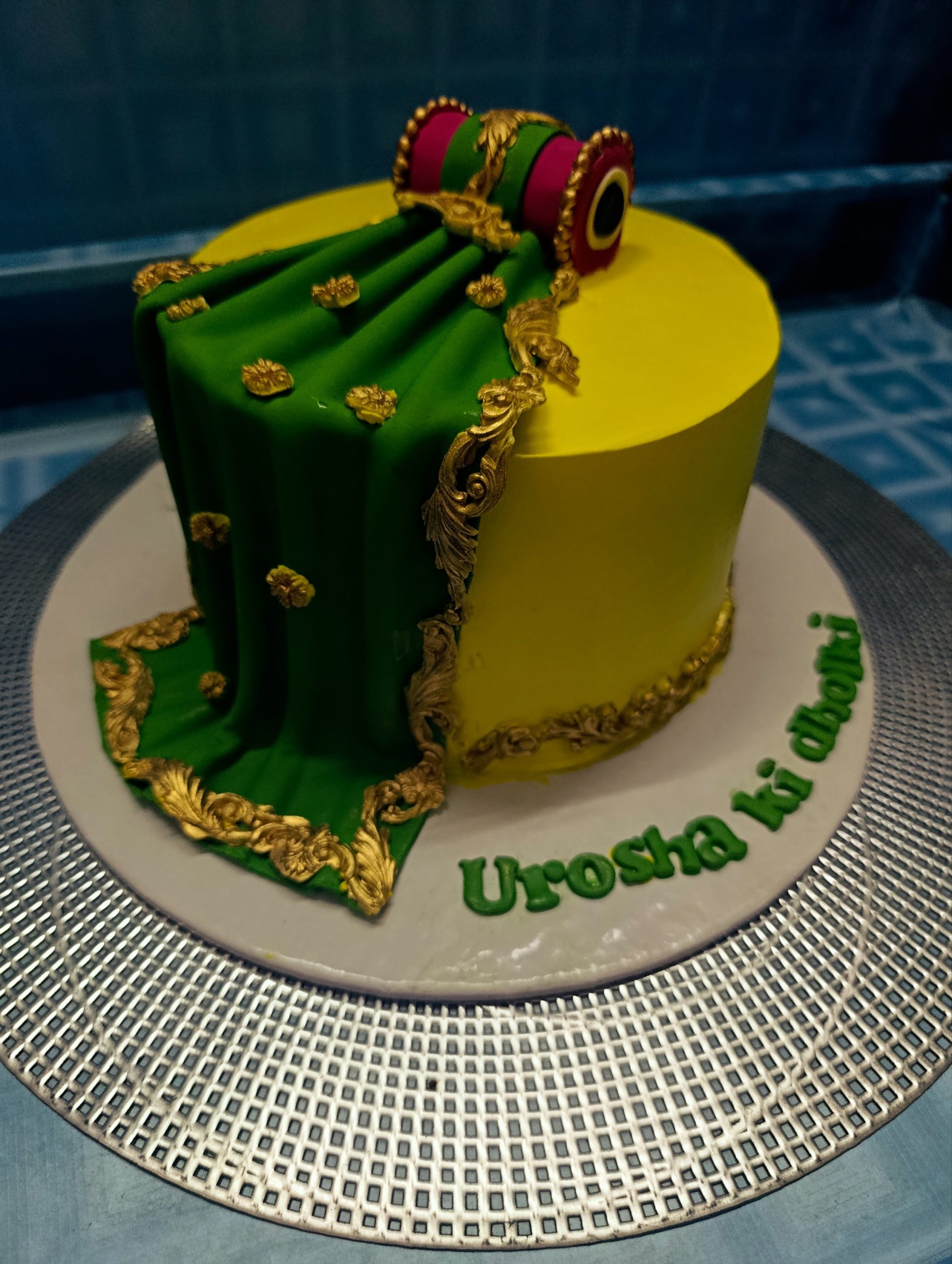 Gluten free Mehndi cake