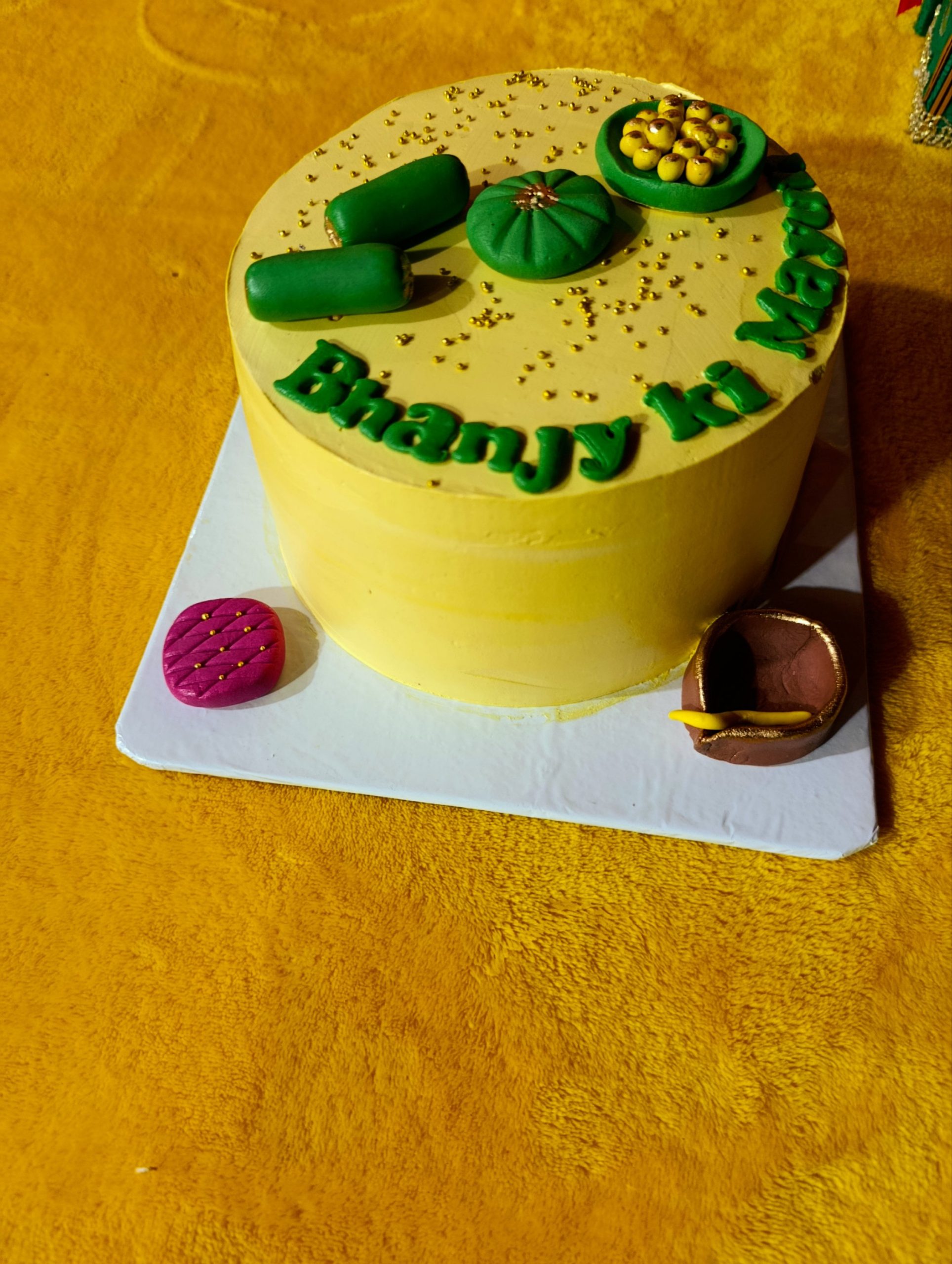 Gluten free Mehndi cake
