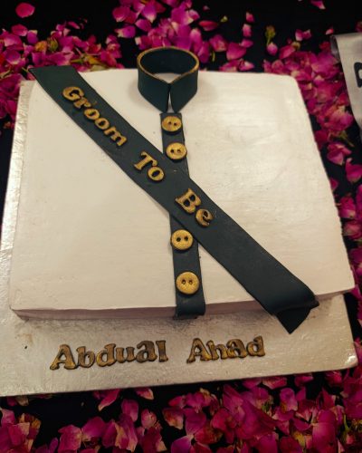 Gluten free Groom to b cake